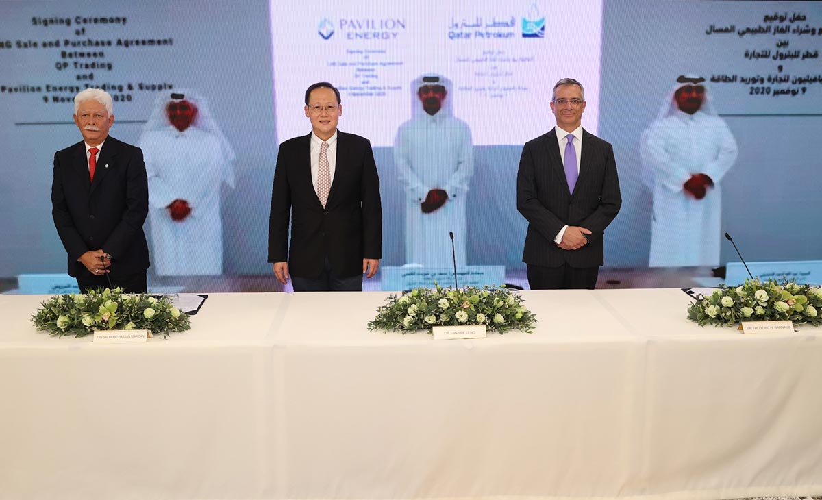 Pavilion Energy and Qatar Petroleum Sign Strategic LNG Supply Agreement for Singapore